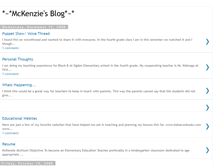 Tablet Screenshot of mckenzieatchison.blogspot.com
