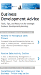 Mobile Screenshot of bizdevadvice.blogspot.com