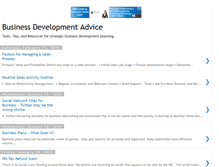 Tablet Screenshot of bizdevadvice.blogspot.com