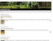 Tablet Screenshot of geektactica.blogspot.com