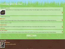 Tablet Screenshot of cookingwiththesun.blogspot.com