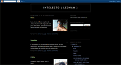 Desktop Screenshot of intelectoleonam.blogspot.com