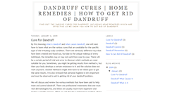 Desktop Screenshot of dandruffcures.blogspot.com