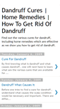 Mobile Screenshot of dandruffcures.blogspot.com