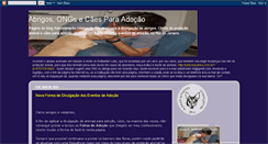 Desktop Screenshot of adestramento-rio-caes-para-adocao.blogspot.com