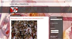 Desktop Screenshot of losmillonariosdelabanda.blogspot.com