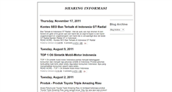 Desktop Screenshot of informations-sharing.blogspot.com