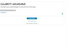 Tablet Screenshot of celebrityuncensored.blogspot.com