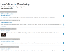 Tablet Screenshot of eclecticmeanderings.blogspot.com