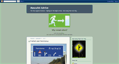 Desktop Screenshot of masculistadvice.blogspot.com