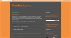 Desktop Screenshot of karibukenya2007.blogspot.com