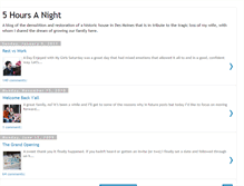Tablet Screenshot of 5hoursanight.blogspot.com