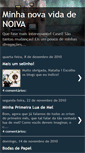 Mobile Screenshot of minhanovavidadenoiva.blogspot.com