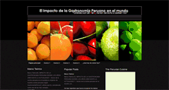 Desktop Screenshot of nuestragastronomiaperuana.blogspot.com