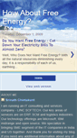 Mobile Screenshot of howaboutfreeenergy.blogspot.com