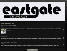Tablet Screenshot of eastgatecycling.blogspot.com