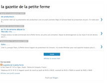 Tablet Screenshot of gazette-petiteferme87.blogspot.com