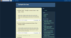 Desktop Screenshot of carhartt-for-less.blogspot.com
