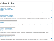 Tablet Screenshot of carhartt-for-less.blogspot.com