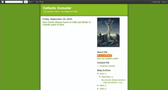 Desktop Screenshot of catholiccomuter.blogspot.com