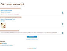 Tablet Screenshot of caiunonetcomorkut.blogspot.com