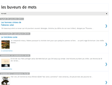 Tablet Screenshot of buveursdemots.blogspot.com