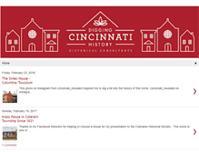 Tablet Screenshot of diggingcincinnati.blogspot.com