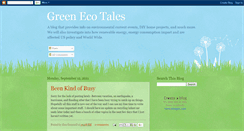 Desktop Screenshot of greenecotales.blogspot.com