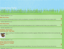 Tablet Screenshot of greenecotales.blogspot.com