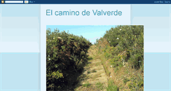 Desktop Screenshot of elcaminodevalverde.blogspot.com