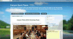 Desktop Screenshot of canyonsportflyers.blogspot.com