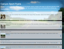 Tablet Screenshot of canyonsportflyers.blogspot.com