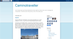 Desktop Screenshot of caminotraveller.blogspot.com