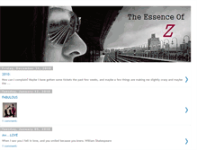 Tablet Screenshot of essenceofz.blogspot.com