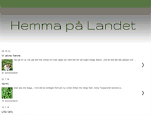Tablet Screenshot of hemmapalandet.blogspot.com
