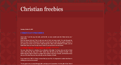 Desktop Screenshot of christianfreebies.blogspot.com