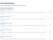 Tablet Screenshot of free-serial-keys.blogspot.com