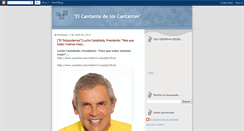 Desktop Screenshot of cantantedeloscantantes.blogspot.com