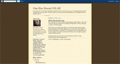 Desktop Screenshot of onesizefitall.blogspot.com
