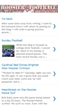 Mobile Screenshot of hoosierfootball.blogspot.com