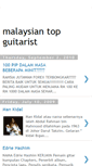 Mobile Screenshot of malaysian-top-guitaris.blogspot.com