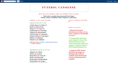 Desktop Screenshot of futebolcanoense.blogspot.com