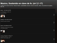 Tablet Screenshot of musicasostenidoenclavedefe.blogspot.com