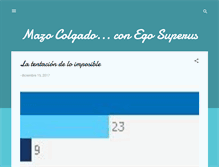 Tablet Screenshot of mazocolgado.blogspot.com