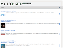 Tablet Screenshot of my-tech-site.blogspot.com