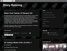Tablet Screenshot of druryrunning.blogspot.com