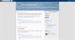 Desktop Screenshot of fansofblockshopper.blogspot.com