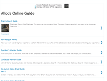 Tablet Screenshot of allods-online-guide.blogspot.com