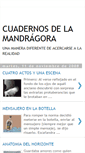 Mobile Screenshot of cuadernosdelamandragora.blogspot.com