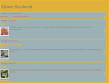 Tablet Screenshot of kleineshandwerk.blogspot.com